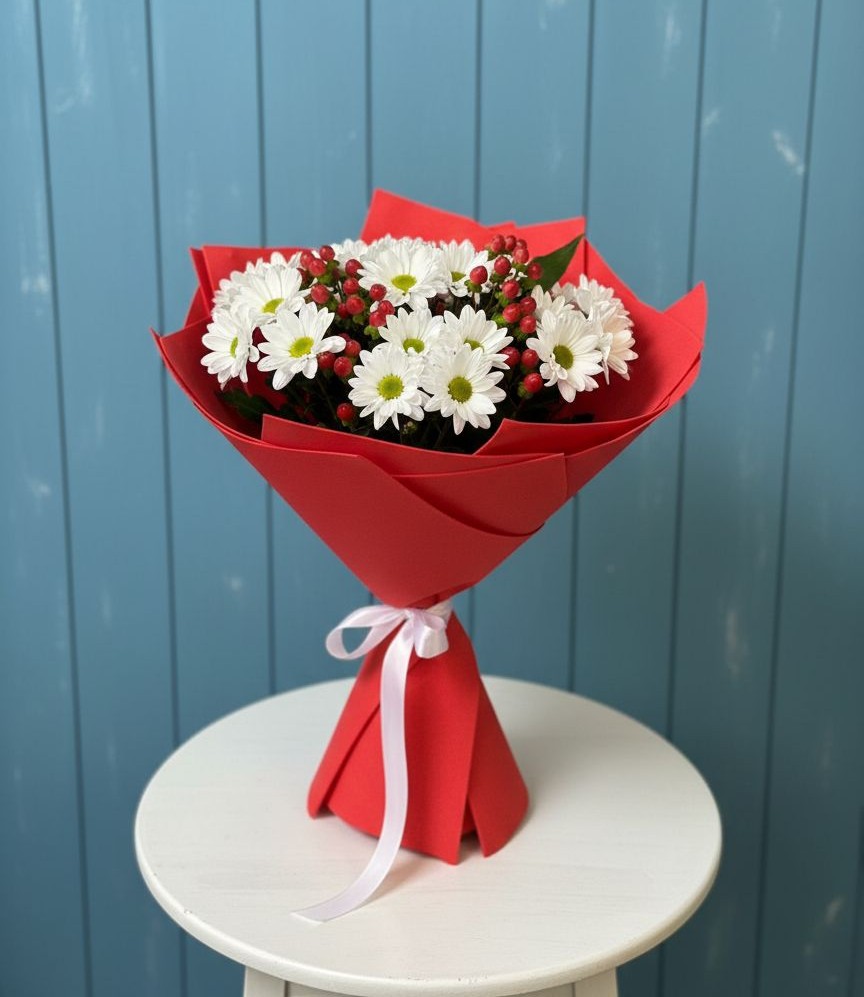 Букет цветов из: Хризантемы в Красногорской