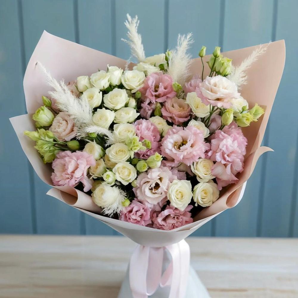 Букет цветов из: Альстромерии и Розы в Красногорской