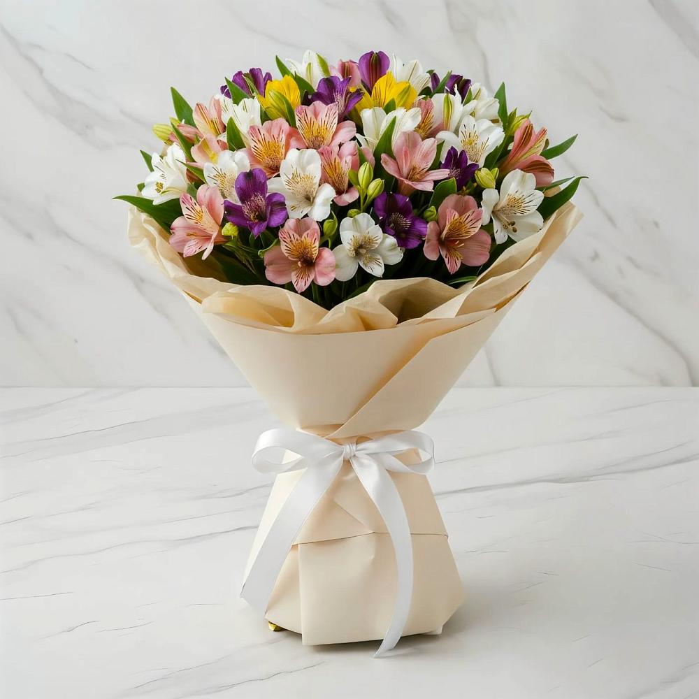 Букет цветов из: Альстромерии в Красногорской