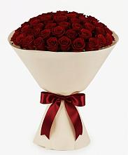 Букет 101 Бордовая роза Блэк Бакарра в Красногорской