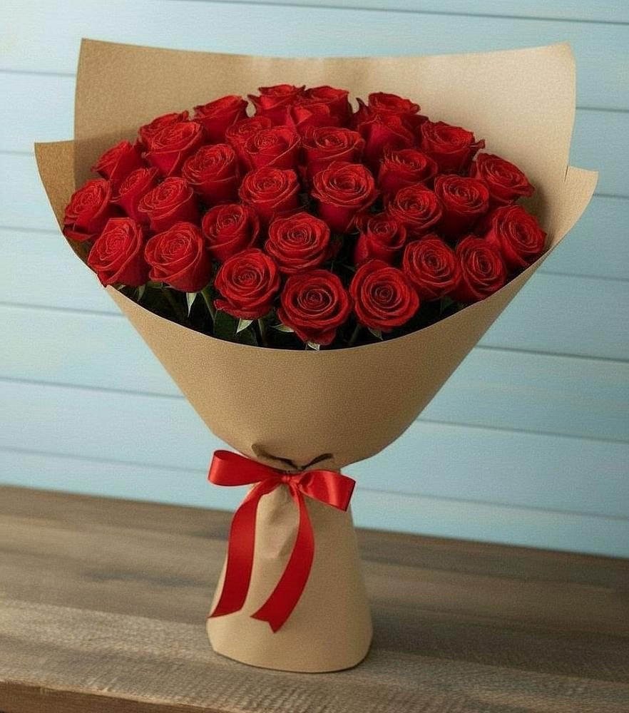 Букет Красные розы Милано в Красногорской