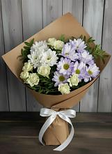 Букет цветов из:  Хризантемы и Розы в Красногорской