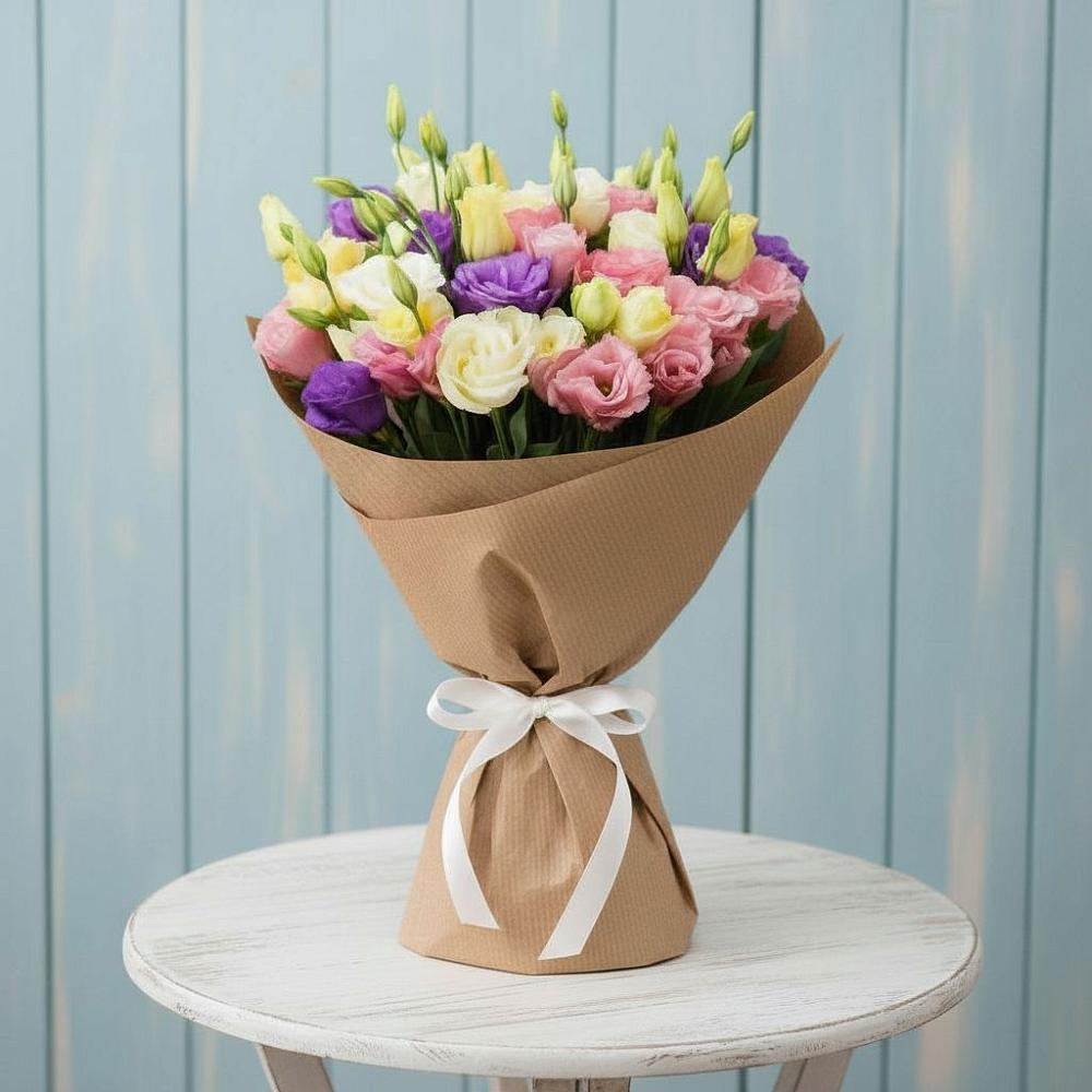 Букет цветов из: Лизиантусы в Красногорской