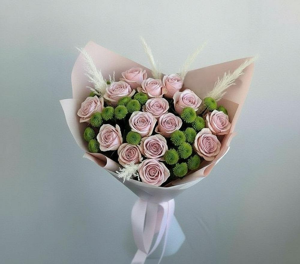 Букет цветов из: Розы и Хризантемы в Красногорской