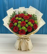 Букет цветов из:  Розы и Хризантемы в Красногорской