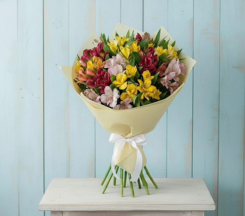 Букет цветов из: Альстромерии в Красногорской