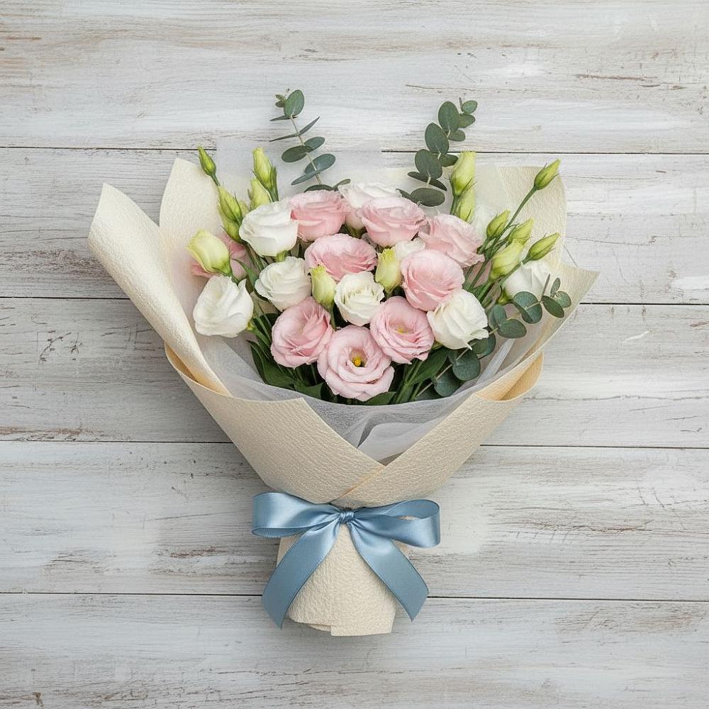 Букет цветов из: Лизиантусы в Красногорской